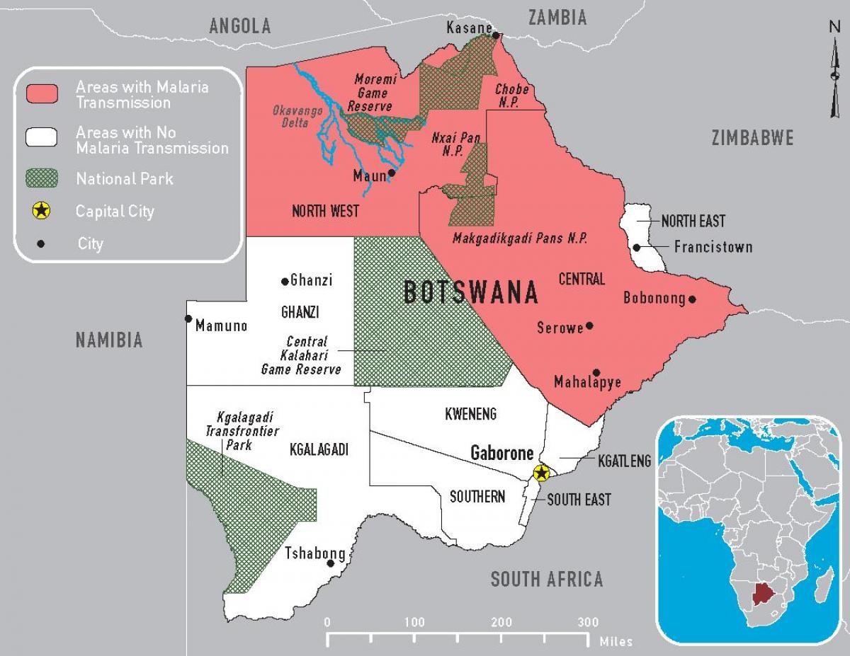 peta Botswana malaria
