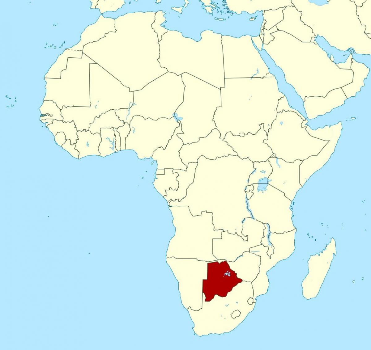 peta Botswana di dunia