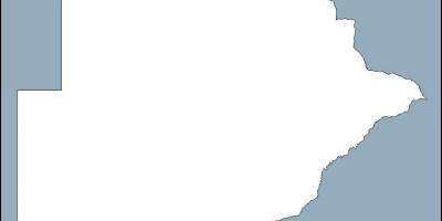 Peta Botswana peta garis